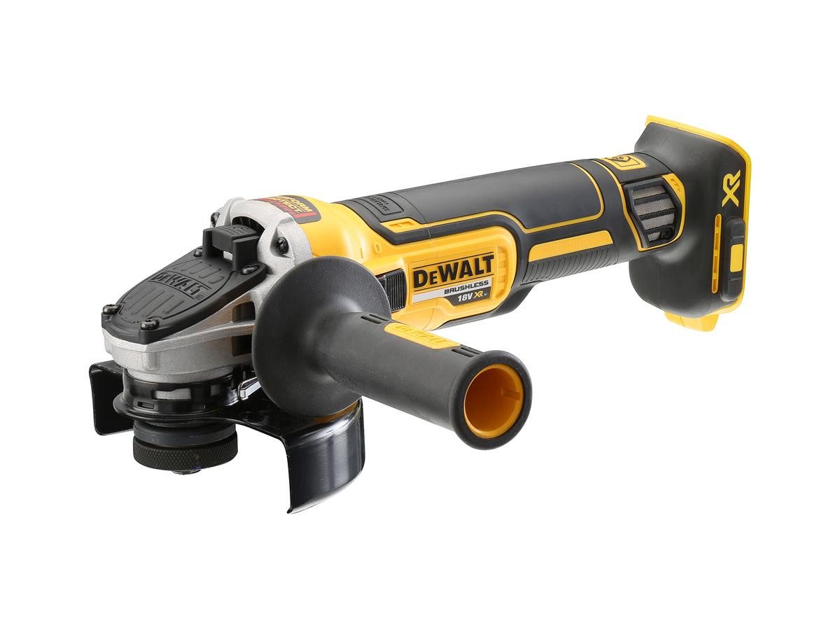 DeWalt Akku-Winkelschleifer 125 mm, 18 V (Basisv), max. 9000 U/min, kompakt und handlich, ohne Akku und Ladegerät