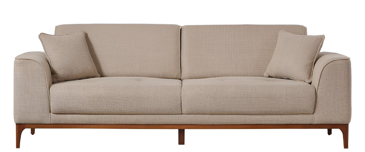 JVmoebel 3-Sitzer Wohnzimmer Set Modern Mehrfarbig Designer-Sessel Komfortabel Stoff, 2 Teile – Bild 4 von 5