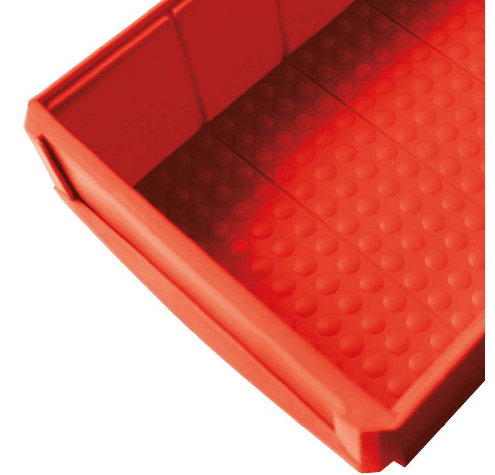 Thumbnail - BRB-Lagertechnik Stapelbox 12x Regalkasten "Profi", LxBxH 500x183x81 mm, Stabile Griffmulde, kräftiger Stapelrand, große...