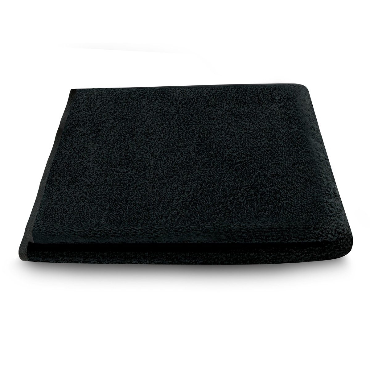 Handtücher 6er Handtuch Set schwarz 2x Duschtuch 2x Handtuch 2x Gästetuch – Bild 2 von 5
