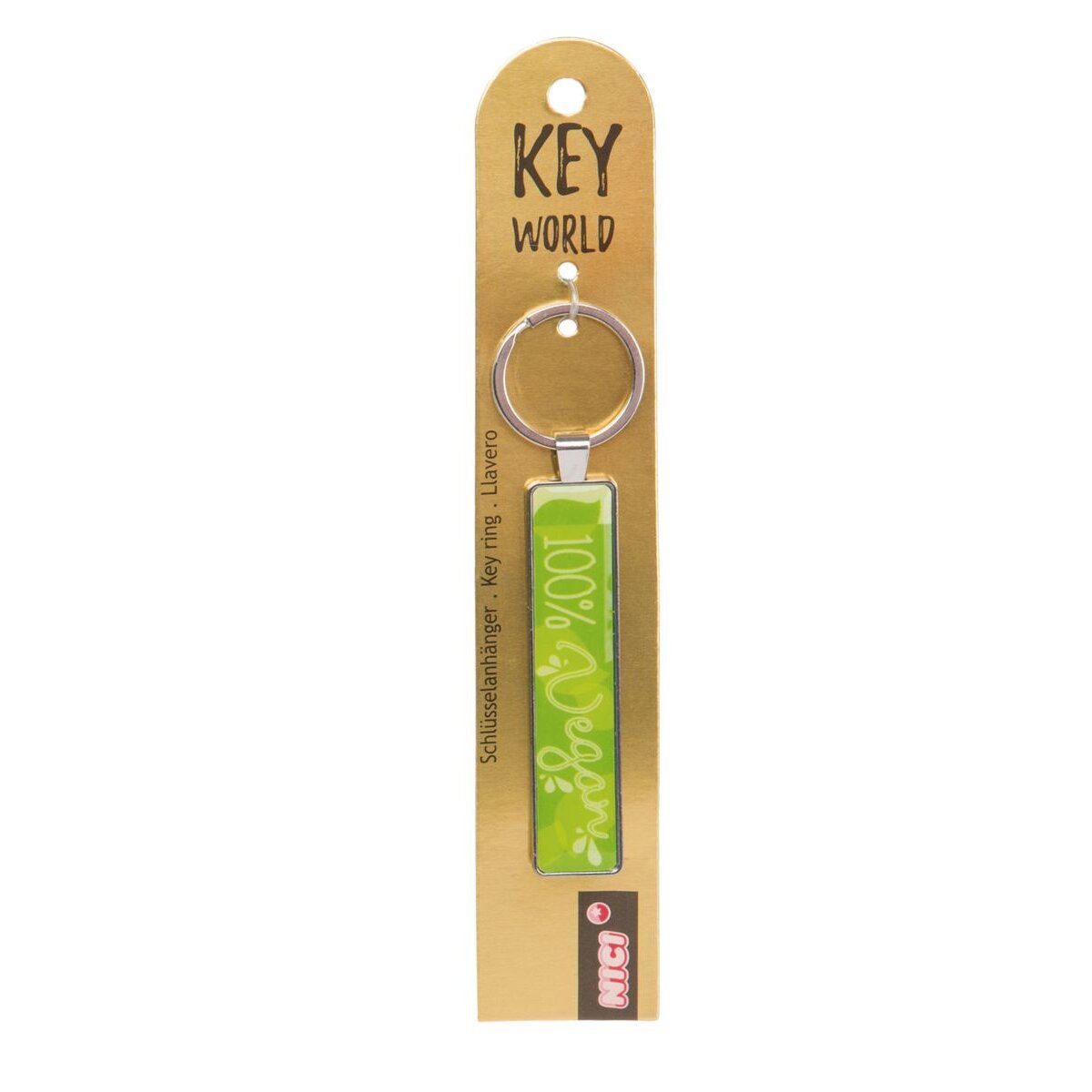 Nici Schlüsselanhänger NICI Schlüsselanhänger Key World '100% Vegan'