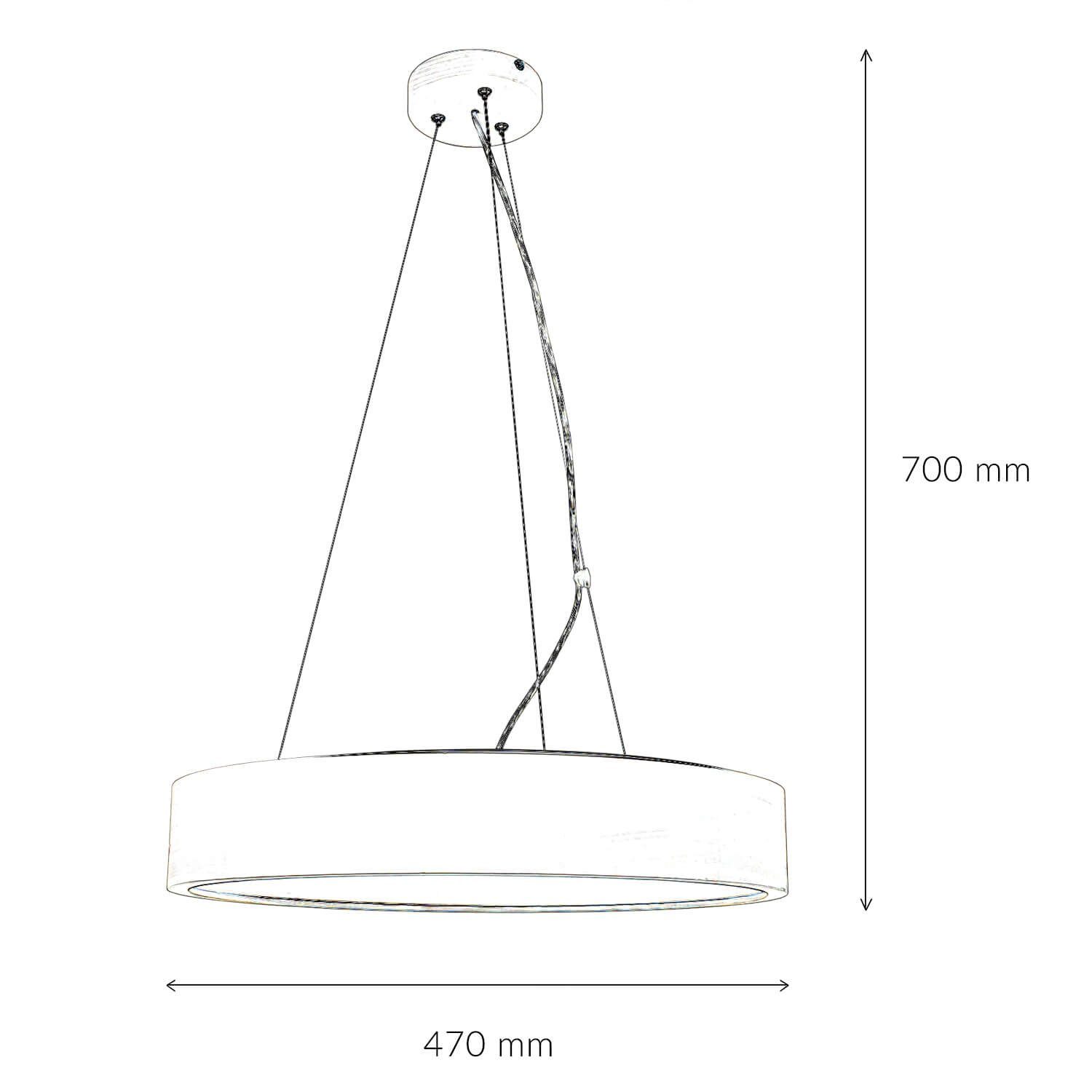 Hängelampe Licht-Erlebnisse Pendelleuchte Esszimmer Pendelleuchte blendarm ohne ARBARO, Holz Glas Runde Leuchtmittel,