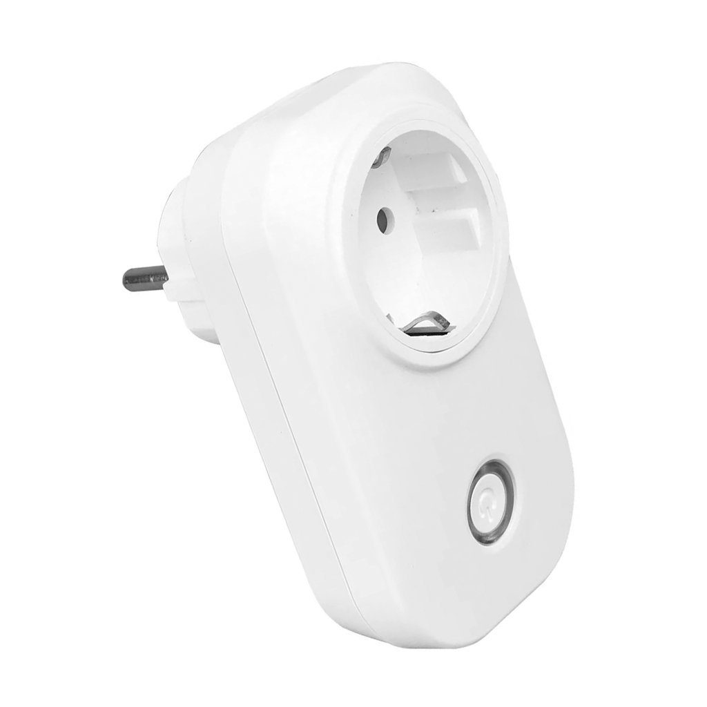 Bolwins Funksteckdose A18C Intelligent Steckdose WiFi Smart Steckdose Schalter App Steuerung, max. 3680 W, Einzelsteckdose, 1-St., WLAN Smart Plug, mit Sprachsteuerung, Alexa kompatibel, EU-Stecker, WLAN-fähig, Sprachsteuerung, App-Steuerung, Überlastschutz