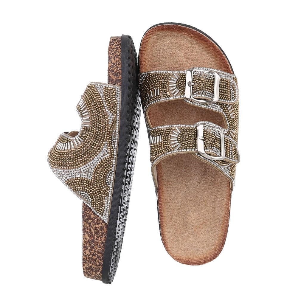 Ital-Design Damen Mules Freizeit Pantolette (86706347) günstig online kaufen