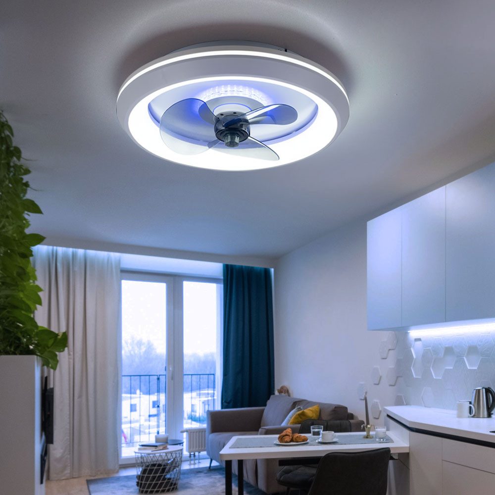 GLOBO LIGHTING Deckenventilator, Deckenventilator mit Licht Lampen mit Ventilator