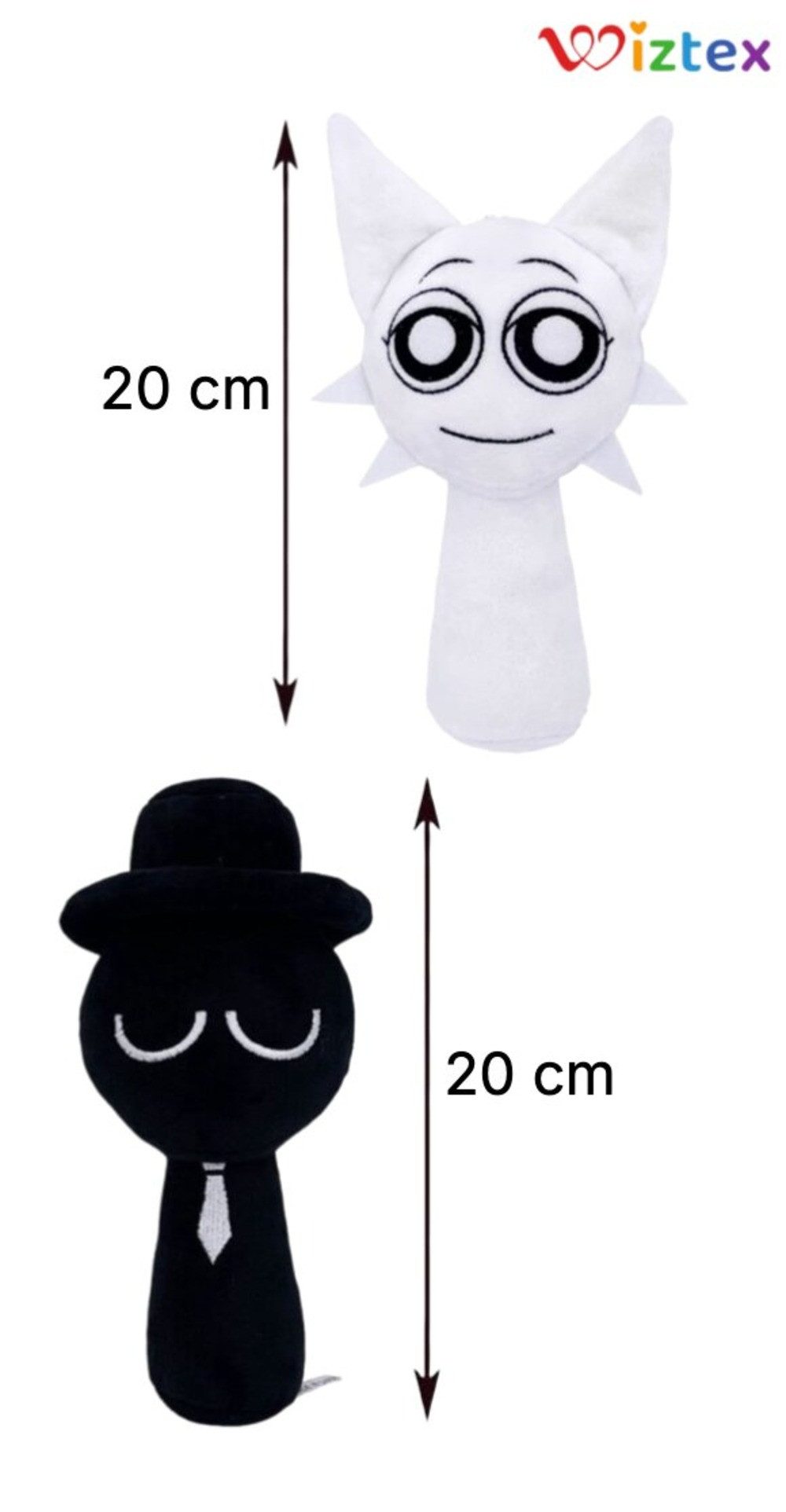 Wiztex Kuscheltier Sprunki Plüschfigur 20 cm günstig online kaufen