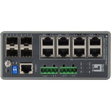 Levelone IGP-1271 - Switch L3 Lite - grau Netzwerk-Switch