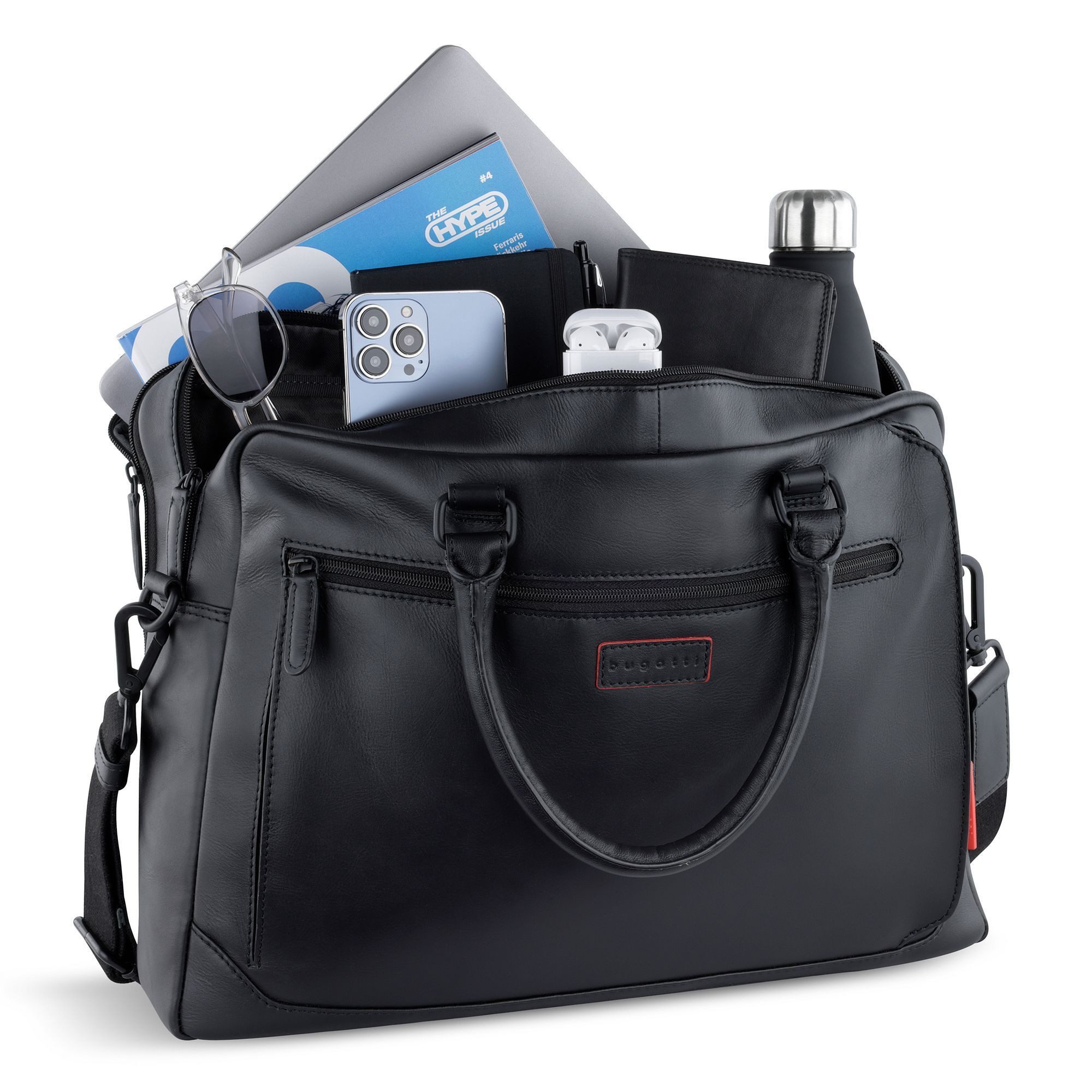 bugatti Aktentasche Clark, Leder