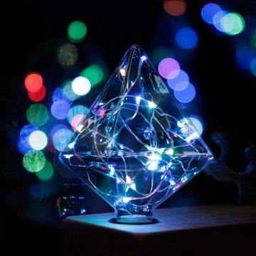 ZMH LED-Leuchtmittel LED Glühbirne E27 4W Vintage Deko Kreative Rative Warmweiß 2200K, E27, 1 St., Filament Leuchtmittel Rautenförmige Beleuchtung für Weihnachten