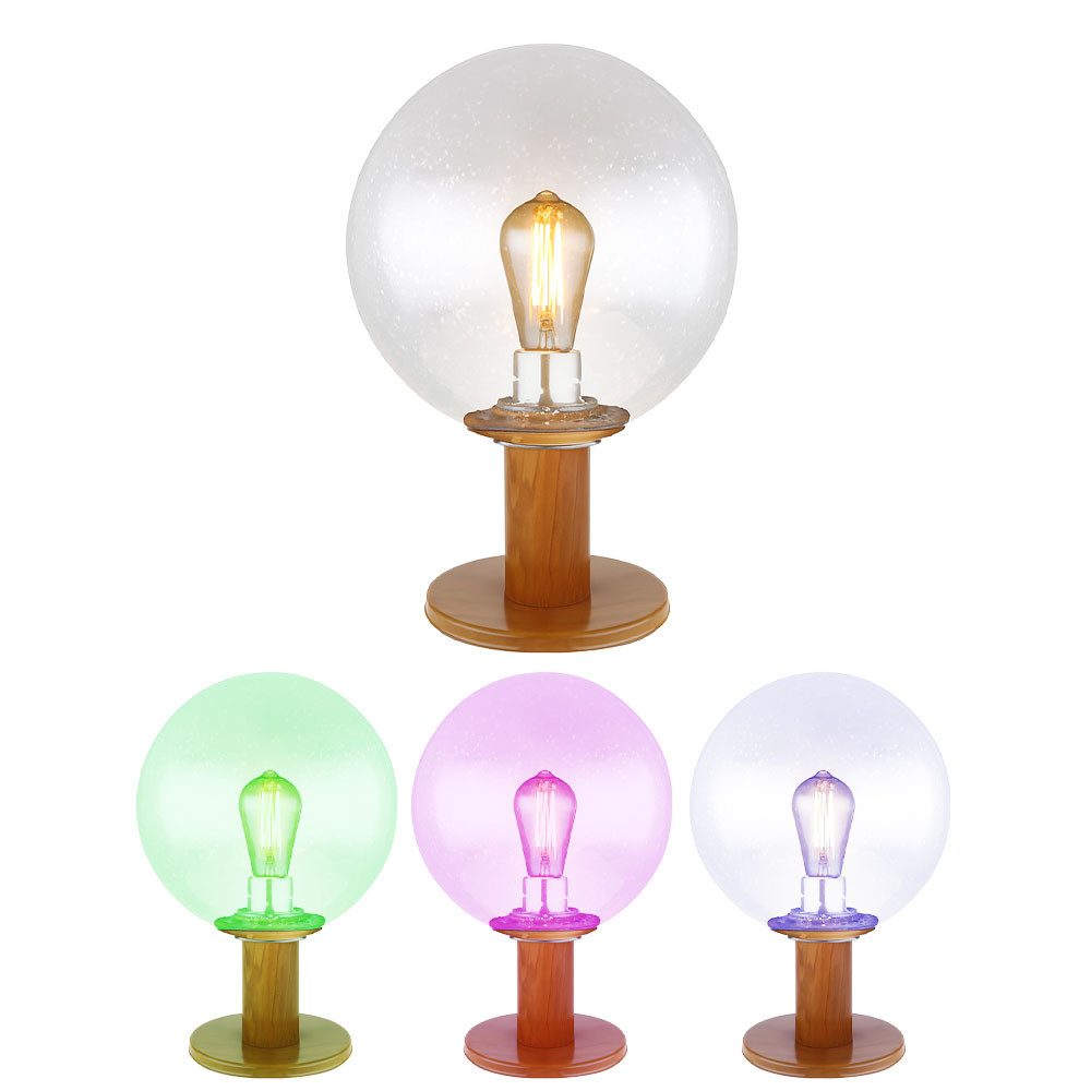 GLOBO LIGHTING LED Außen-Stehlampe, Leuchtmittel inklusive, Warmweiß, Neutralweiß, Tageslichtweiß, Garten Außenbeleuchtung Sockelleuchte Außen E27