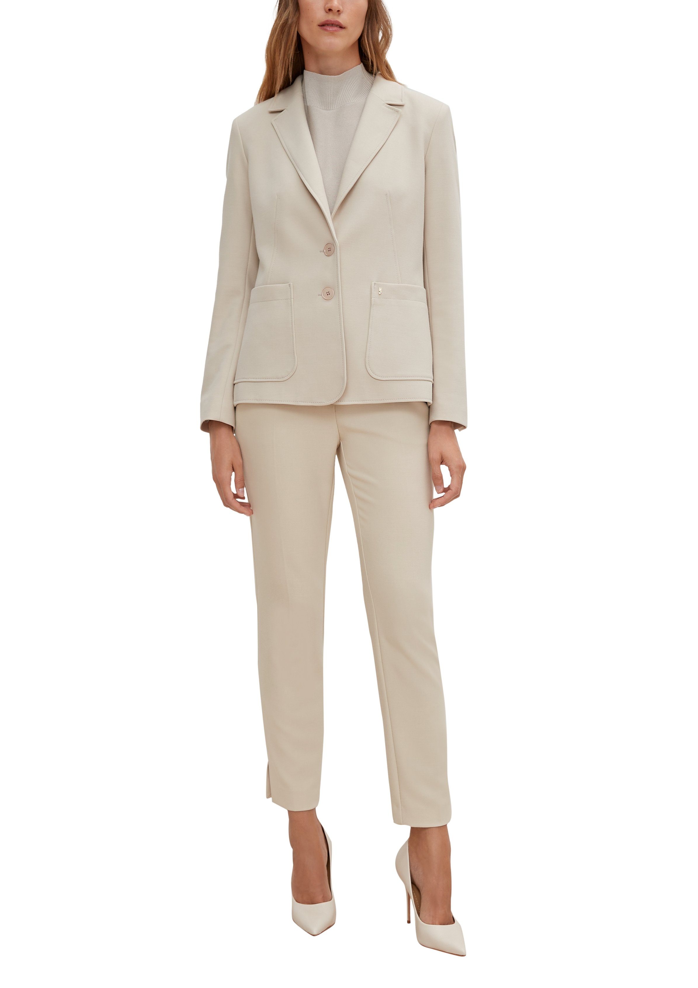 comma Stoffhose Slim-Fit Hose