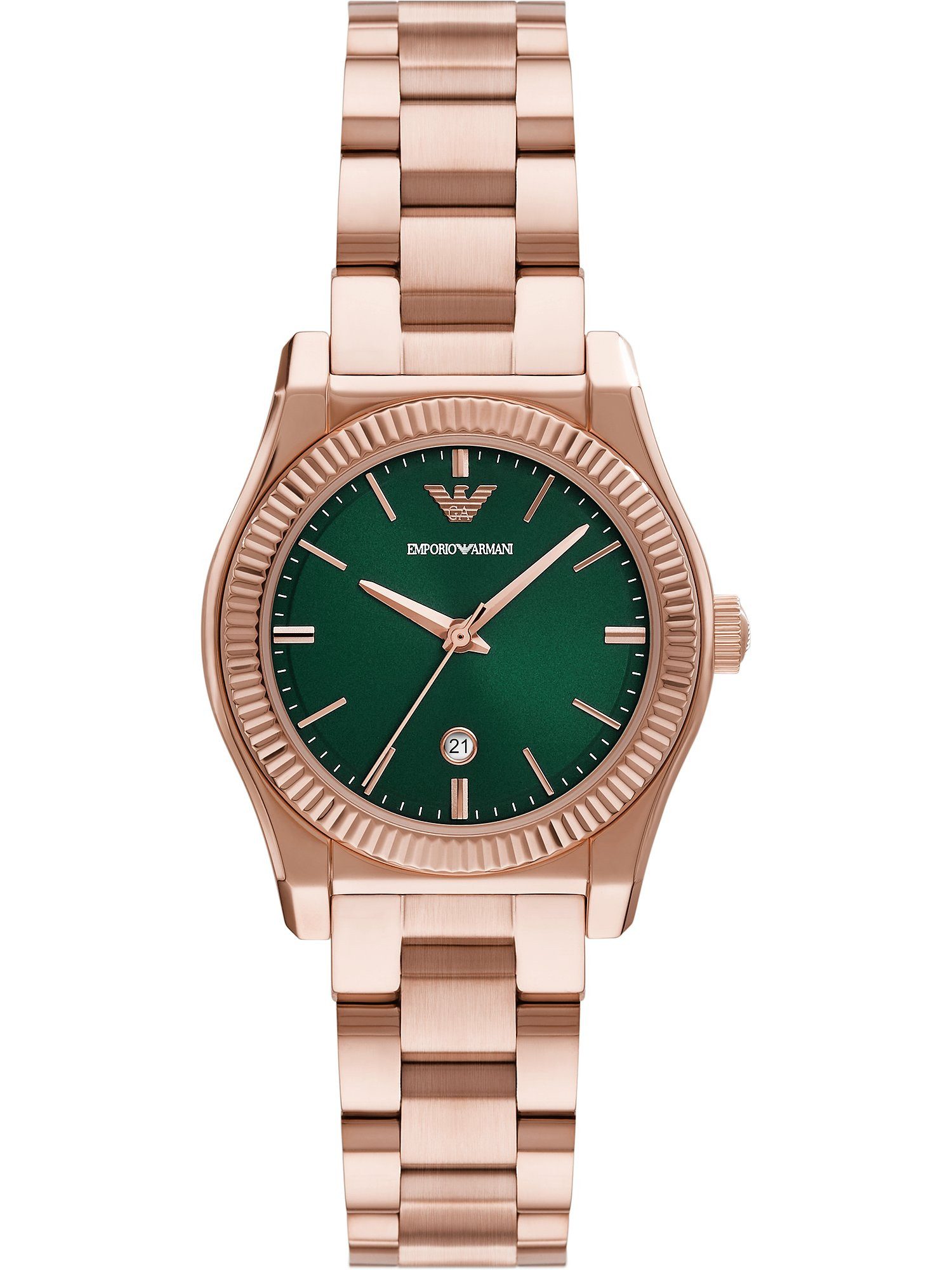 Emporio Armani Quarzuhr Emporio Armani Damen-Uhren günstig online kaufen