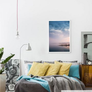 Sinus Art Poster 60x90cm Poster Landschaftsfotografie  Sonnenaufgang am Strand