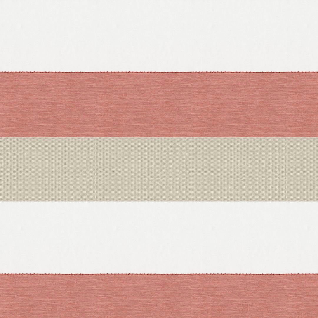 Querstreifen Vorhang (1 Multifunktionsband rot/natur/weiß moderner you!, Madita, Neutex for blickdicht, St),