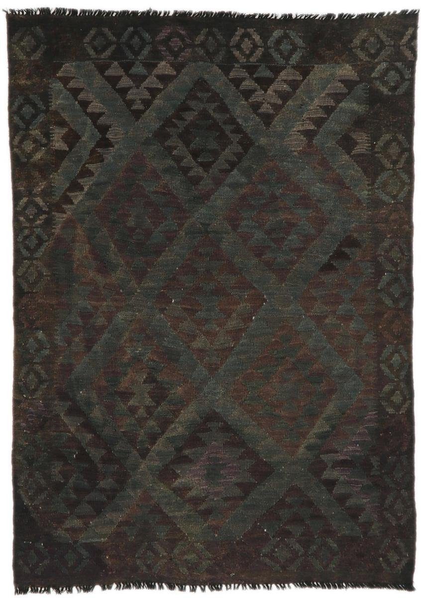 Orientteppich Kelim Afghan Heritage 124x175 Handgewebter Moderner Orientteppich, Nain Trading, rechteckig, Höhe: 3 mm