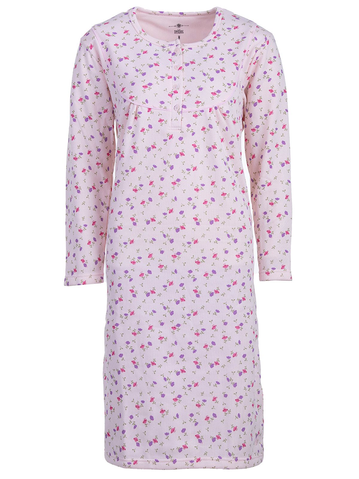 zeitlos Nachthemd Thermo Nachthemd - Blümchen günstig online kaufen