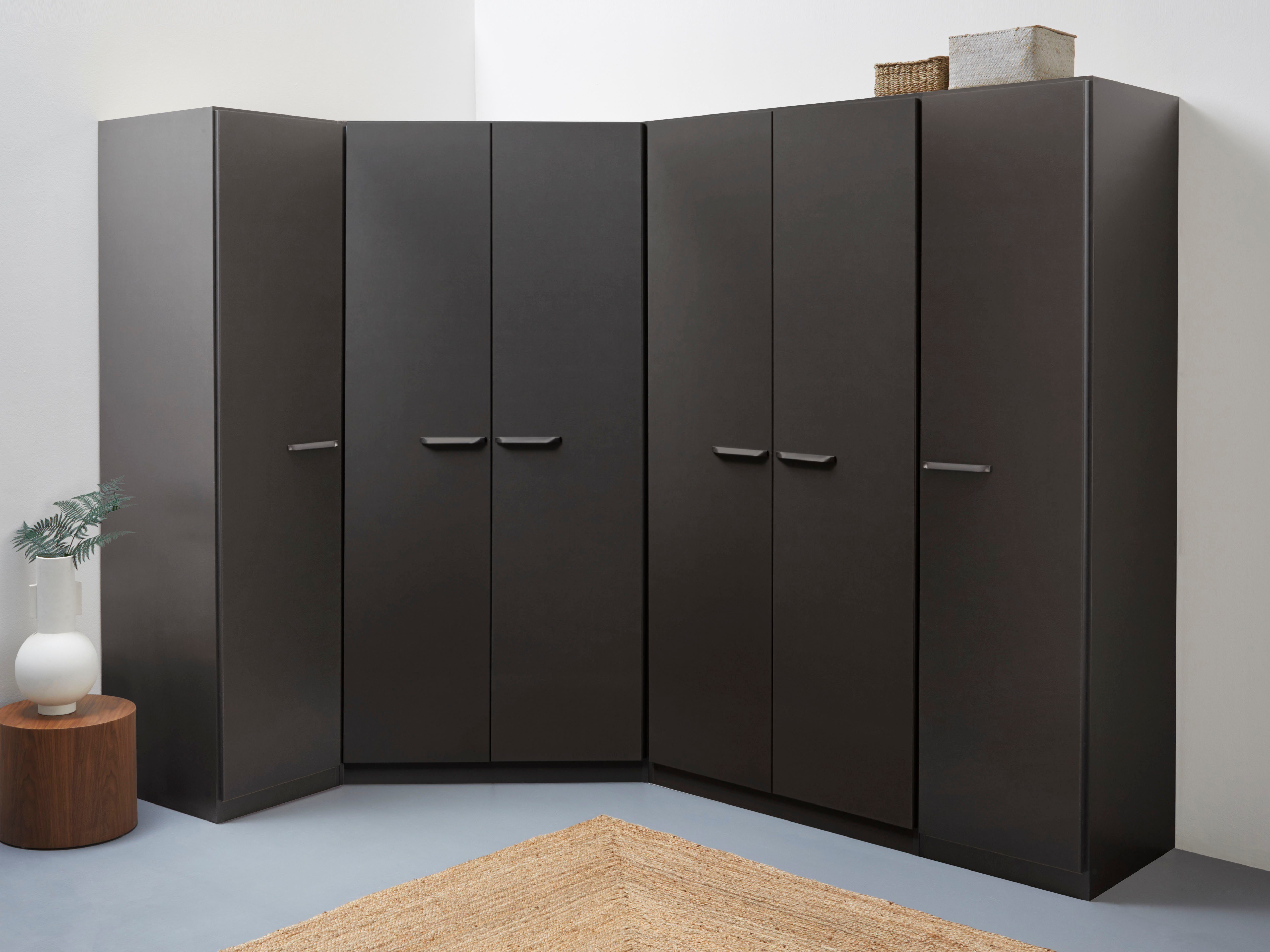 Schrank-Set Kleiderschrank Schrank Garderobe Wäscheschrank VANDOR