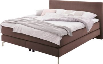 SCHÖNER WOHNEN-Kollektion Boxspringbett VITA, Füße Metall Chrom