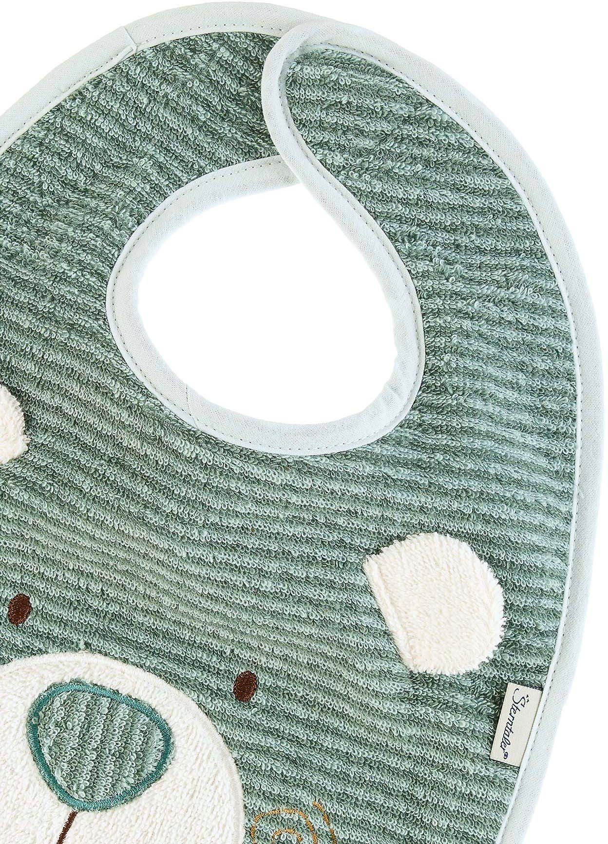 Sterntaler® Lätzchen Klettlätzchen Plastik, Ben, mittelgrün