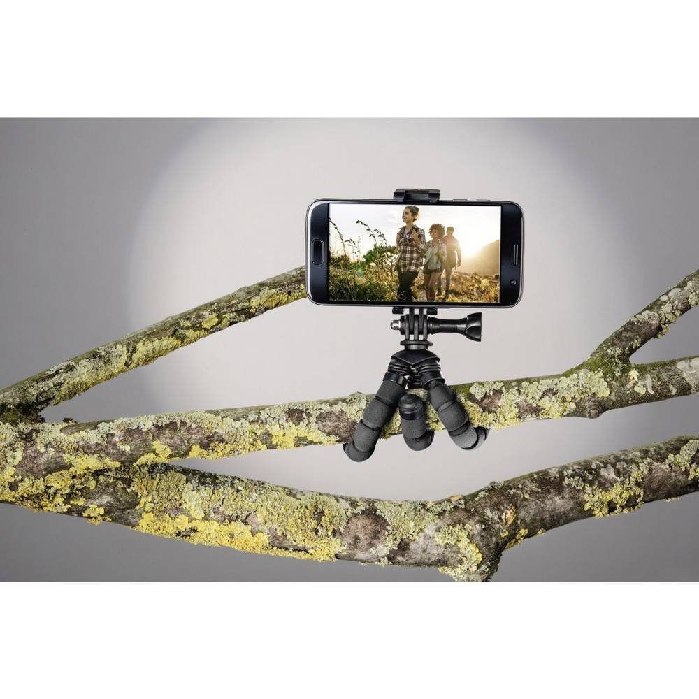 Hama Ministativ für GoPro, Smartphone 00004609 Ministativ (Für Smartphones und GoPro)