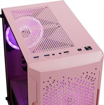 Kiebel Zindarella V Gaming-PC (AMD Ryzen 5 AMD Ryzen 5 5600X, RX 7600, 16 GB RAM, 1000 GB SSD, Luftkühlung, RGB-Beleuchtung)