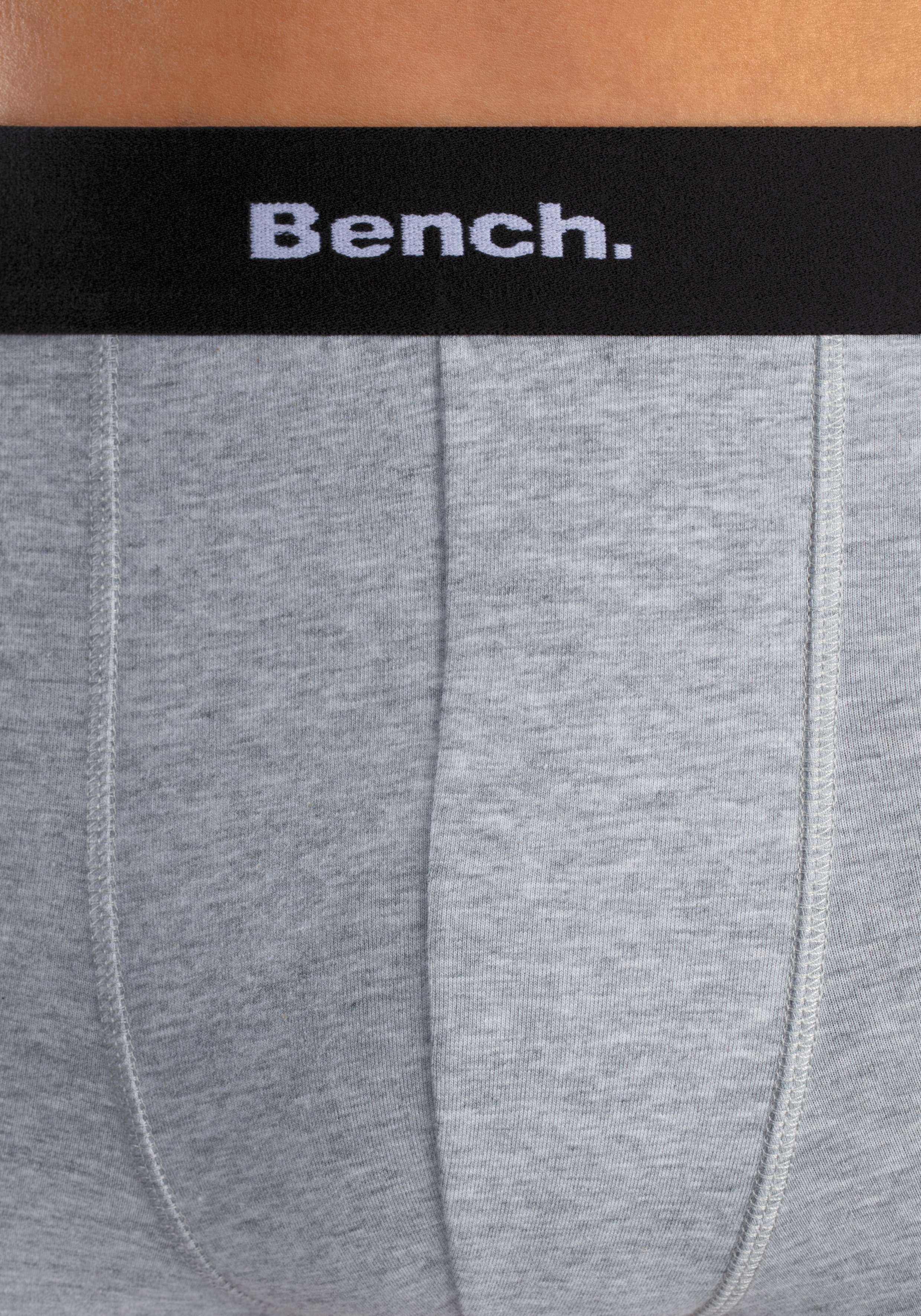 Bench. Boxer Boxershorts für Herren (Packung, 4-St) Unterhosen mit kontrastfarbigem Bund – Bild 4 von 5