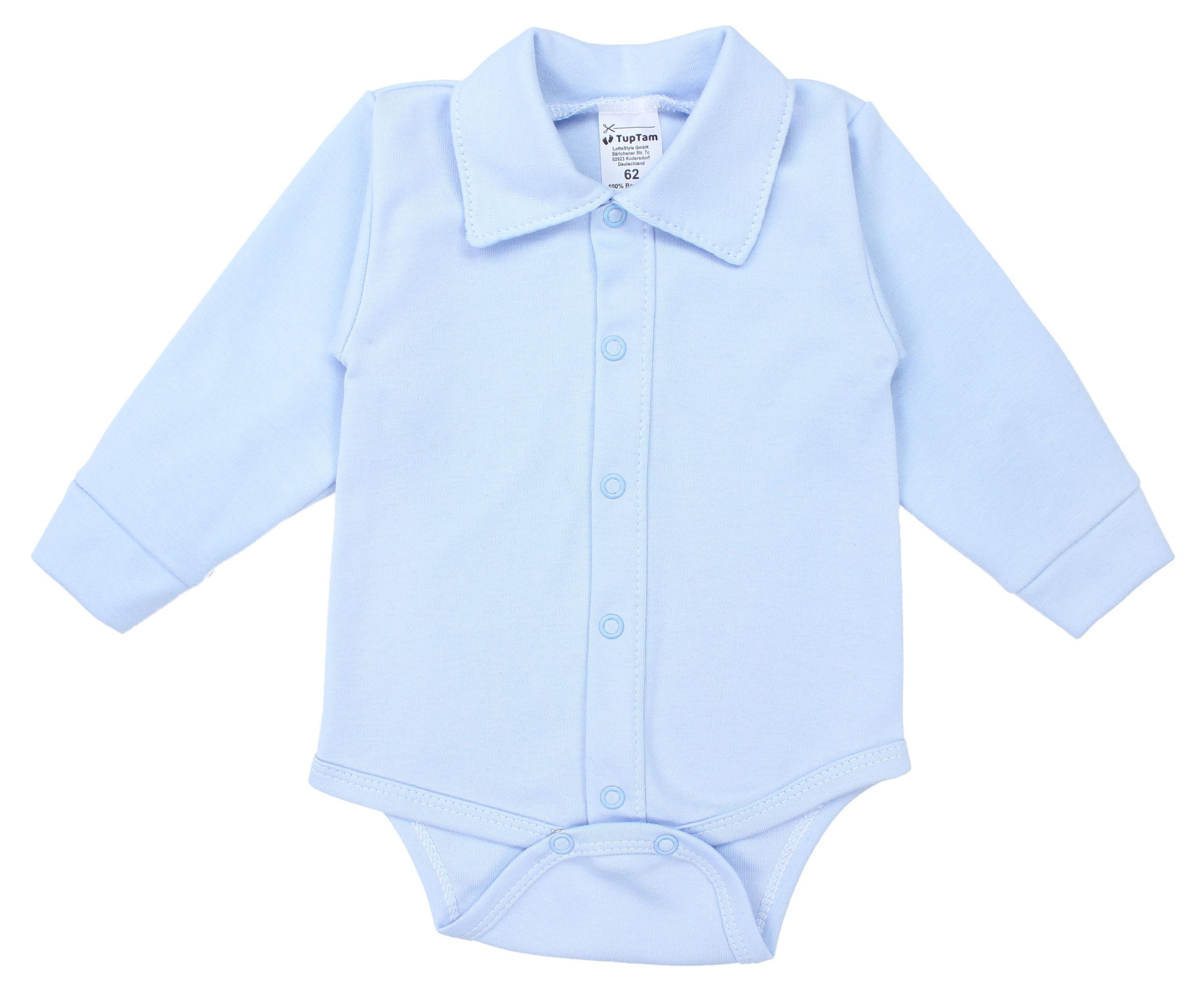 Langarmbody TupTam Baby Jungen Langarm Kurzarm Body mit Kragen