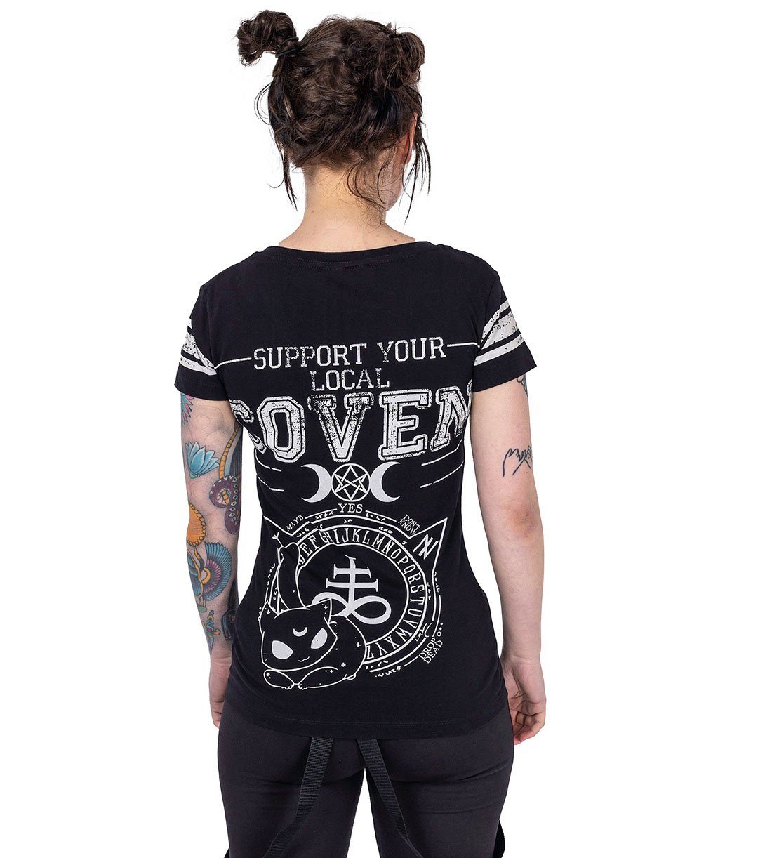 Heartless T-Shirt Moon Cats Varsity T