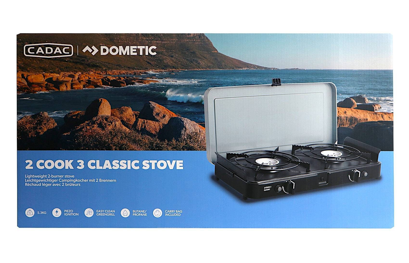 CADAC Camping-Gasgrill Campingkochervon Cardac - 2-Cook, 50 mBar, 2 kg