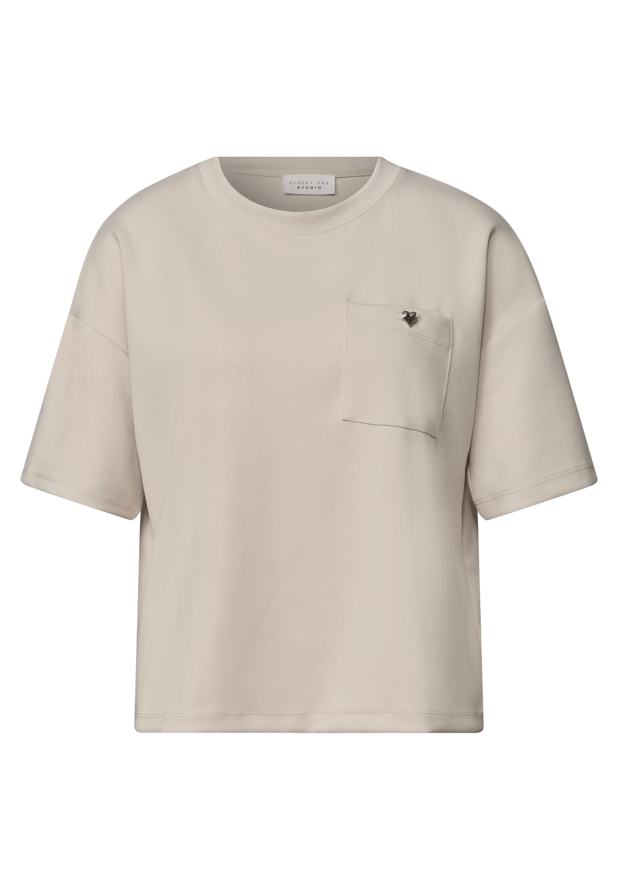 STREET ONE STUDIO T-Shirt aus softem Materialmix – Bild 4 von 5