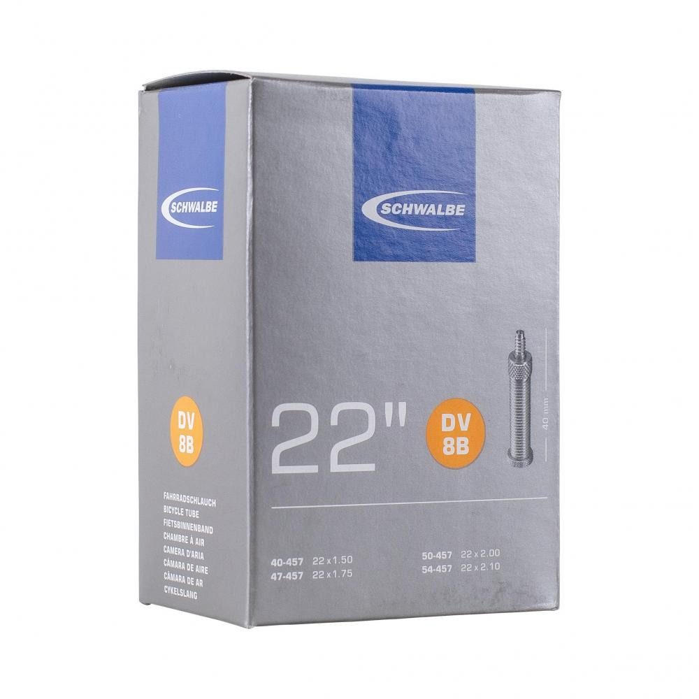 Fahrradschlauch Schwalbe Schlauch DV8B 22x1.50-1.75" 40/54-457 DV 40mm