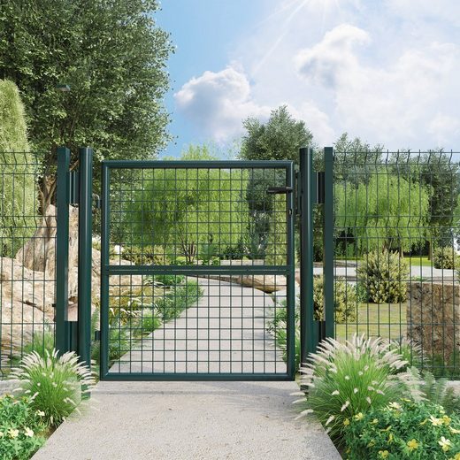 SONGMICS Gartenzaun »GGD150G01«, Gartentor aus verzinktem Stahl