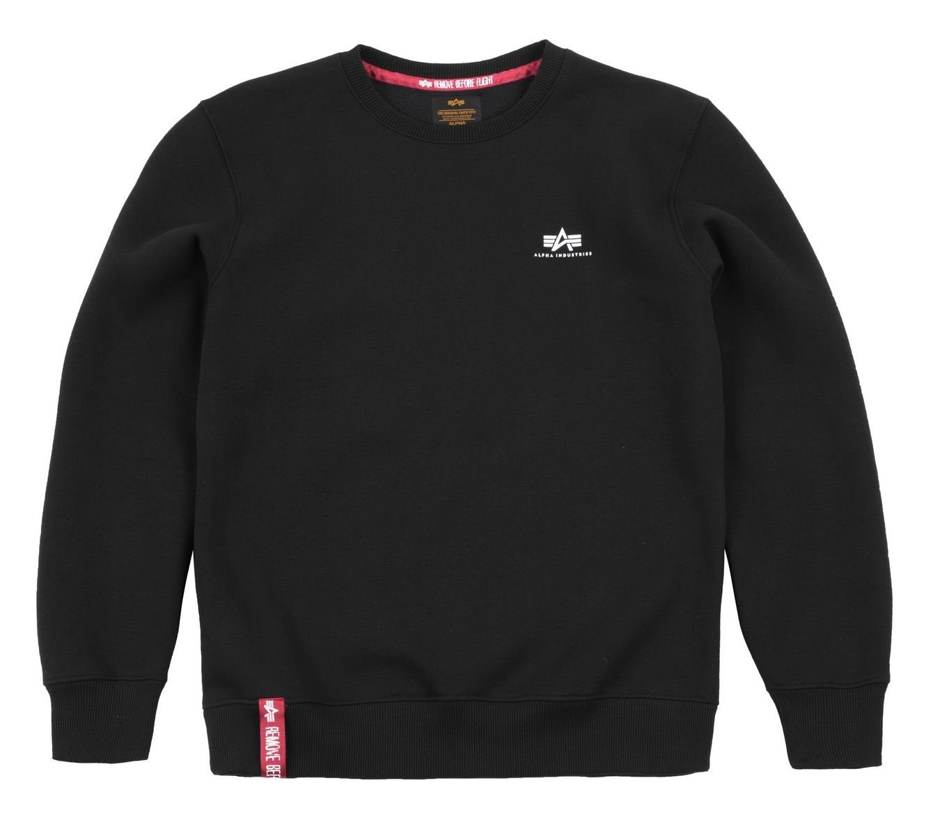 Alpha Industries Rundhalspullover Basic Sweater Small Logo