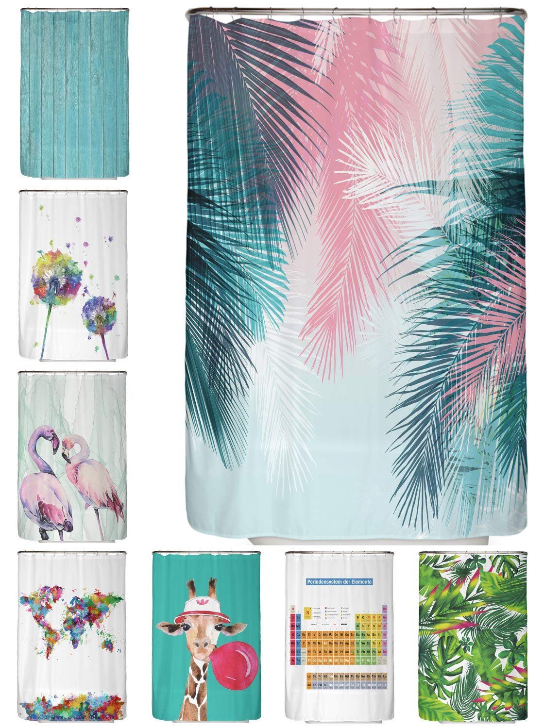 Arteneur Duschvorhang Breite 150 cm, Anti-Schimmel Beschichtet, Beschwerter günstig online kaufen