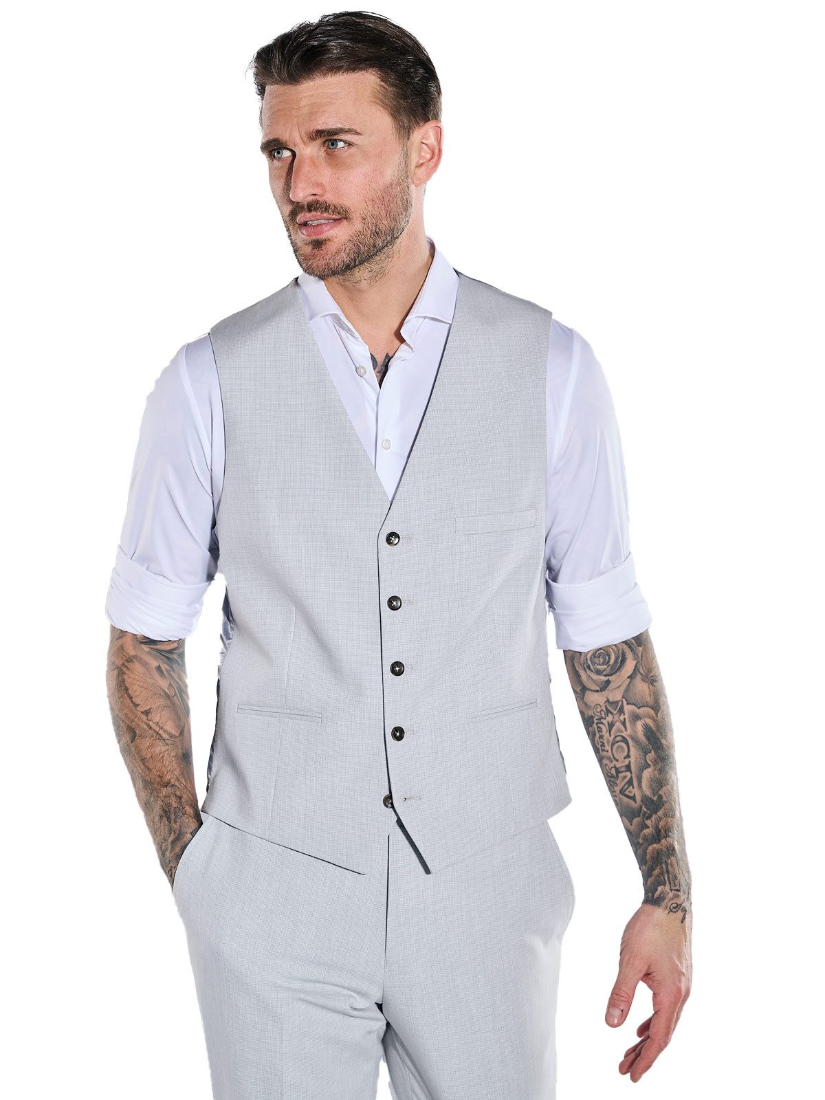 emilio adani Anzugweste Sakko-Weste slim fit