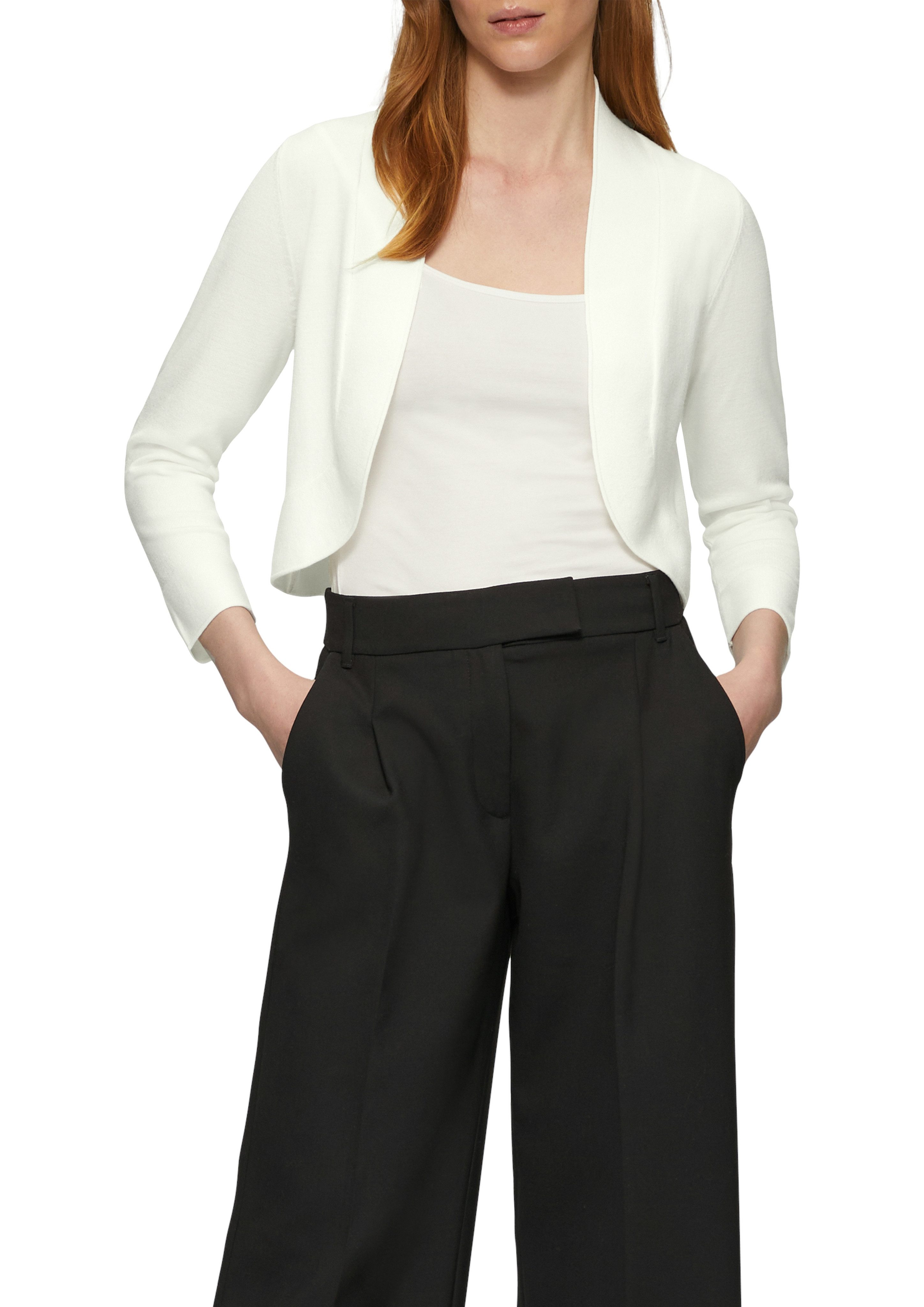 s.Oliver BLACK LABEL Strickjacke mit Blende