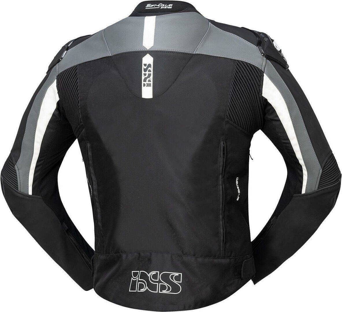 RS-500 Textiljacke Motorrad 1.0 Black/Grey/White Motorradjacke IXS