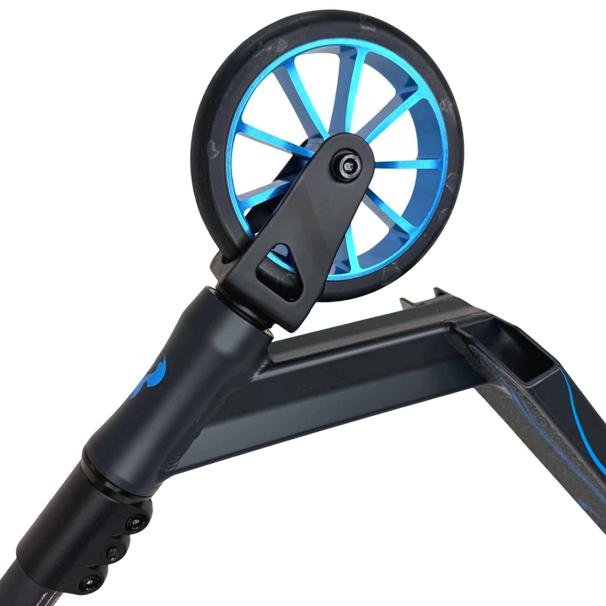 Chilli Pro Scooter Stuntscooter Chilli Pro Wave Track Pumptrack Stunt-Scooter S H=71cm Schwarz / Blau