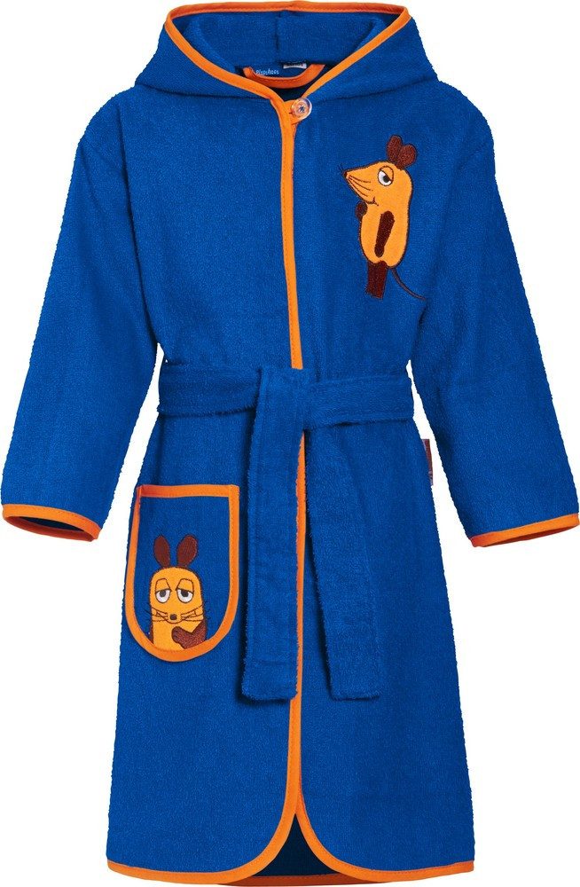 Playshoes Bademantel Frottee-Bademantel DIE MAUS