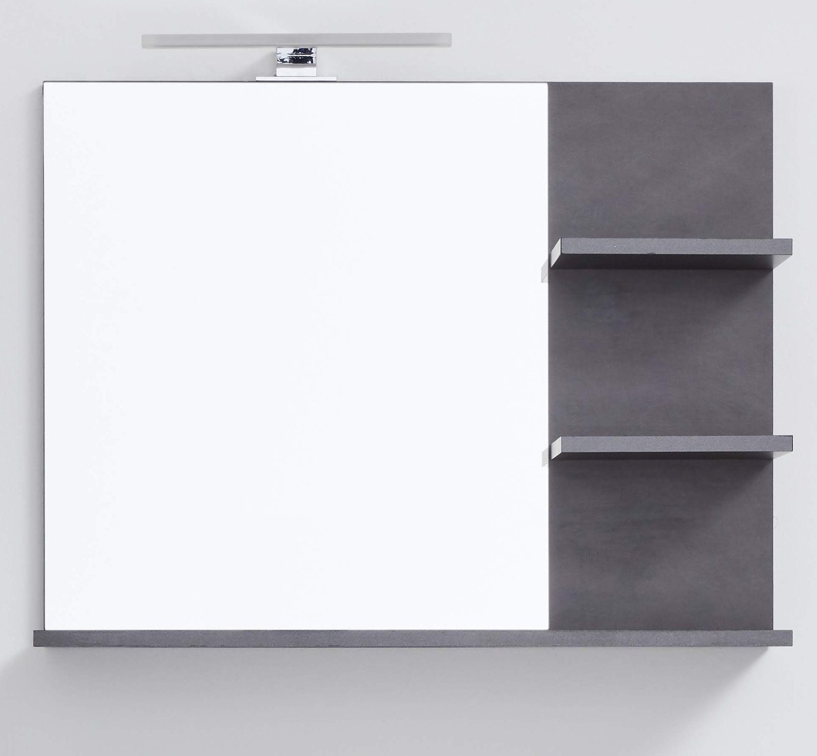 trendteam Badspiegel Indy (Wandspiegel in mit 57 Regal 72 x cm), grau, Matera