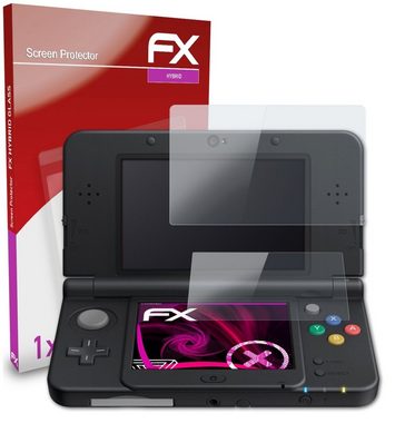 atFoliX Schutzfolie Panzerglasfolie für Nintendo New 3DS 2015, Ultradünn und superhart