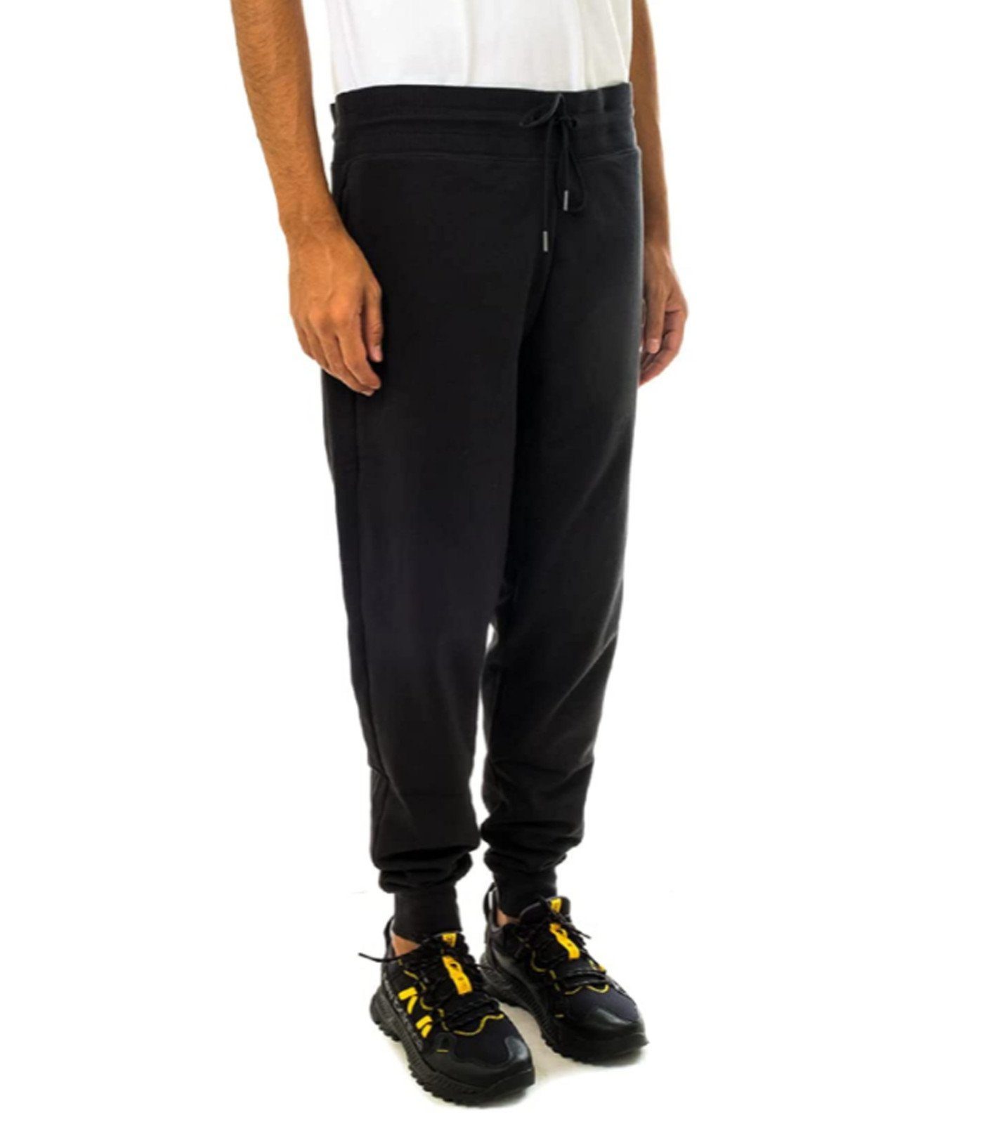 Jogging-Hose Embroidered Essentials Jogginghose Pant New Balance Sweathose Schwarz Herren Sporthose New Balance