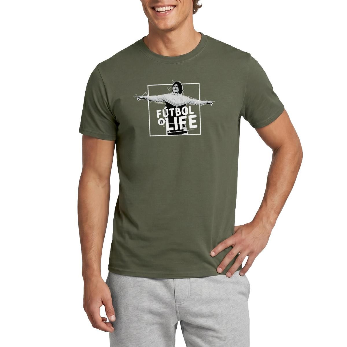 T-Shirt Ted Lasso Dani Rojas Fútbol Is Life Männer T-Shirt