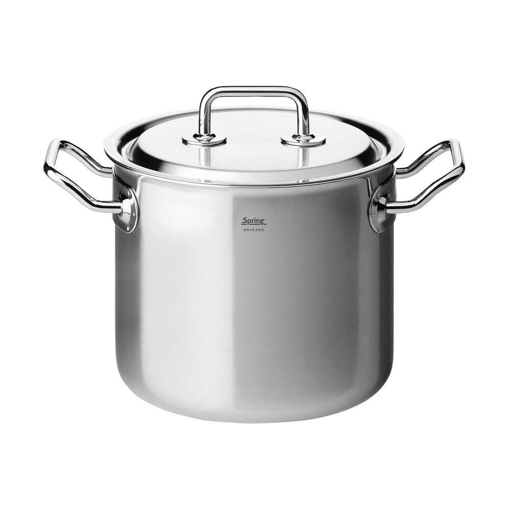 Spring Bräter Fleisch-/Gemüsetopf 22 cm Brigade Premium, Aluminium, Edelstahl