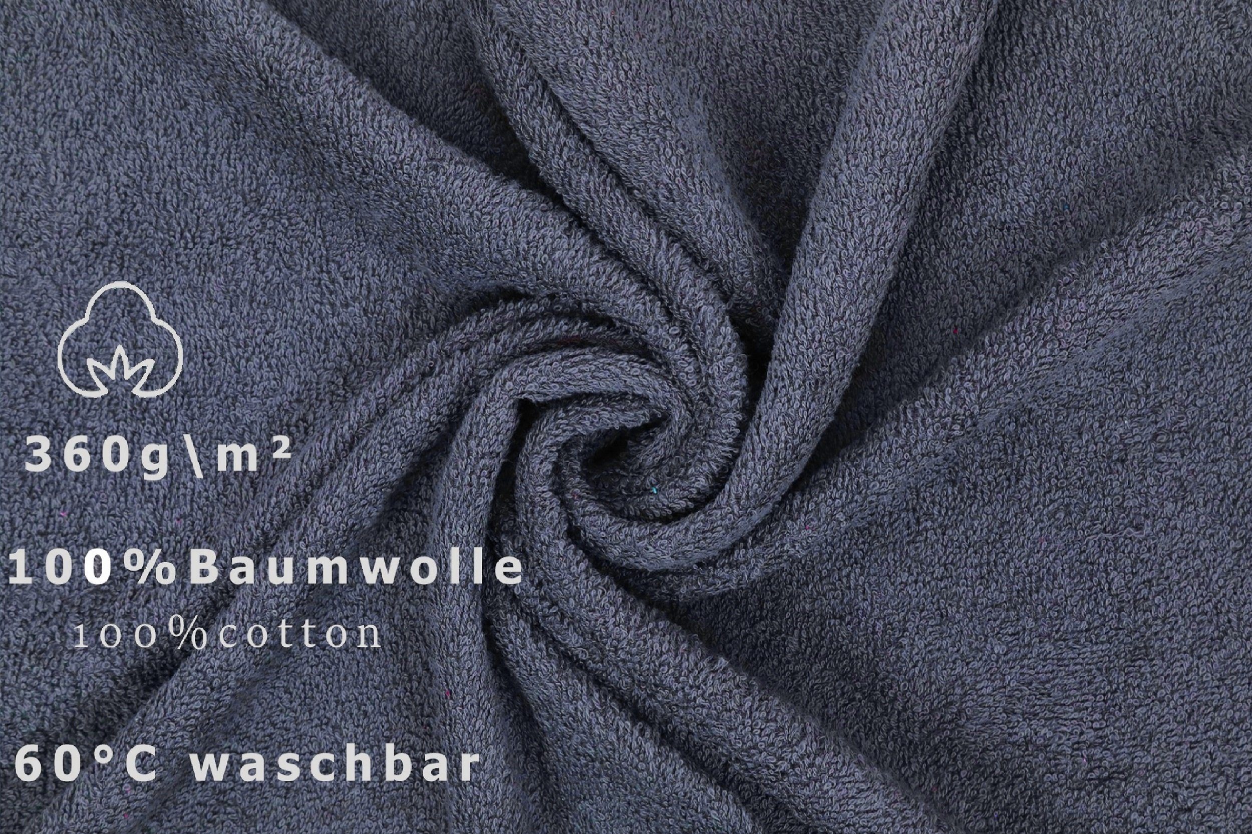 Baumwolle Maxi 100% dunkelgrau XXL BERLIN Badetuch Betz Duschtuch Größe 100x150cm,