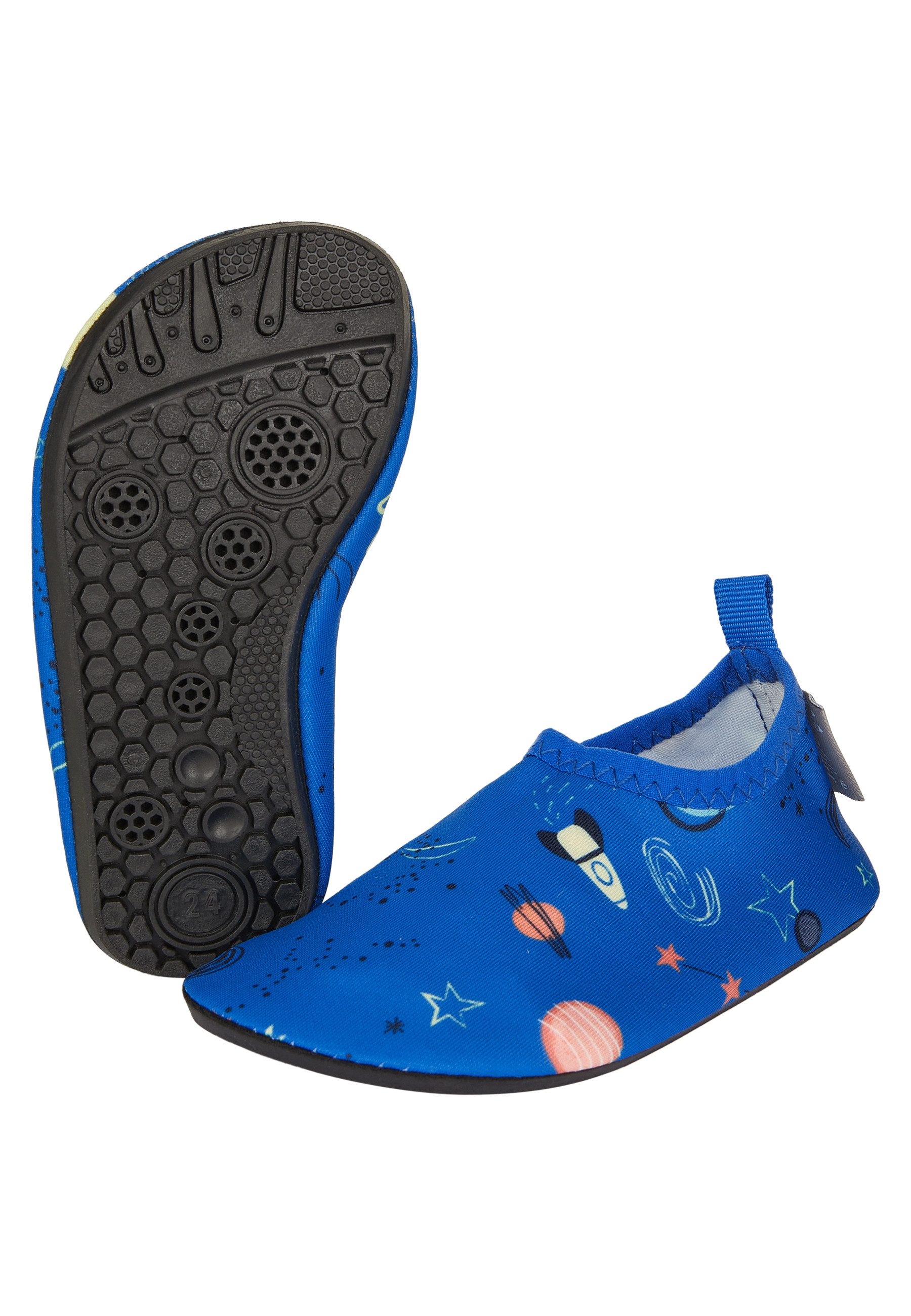 Sterntaler® Badeschuhe Weltraum Badeschuh (1-tlg) angenehm zu tragen, flexible rutschfeste Sohle, schnelltrocknend
