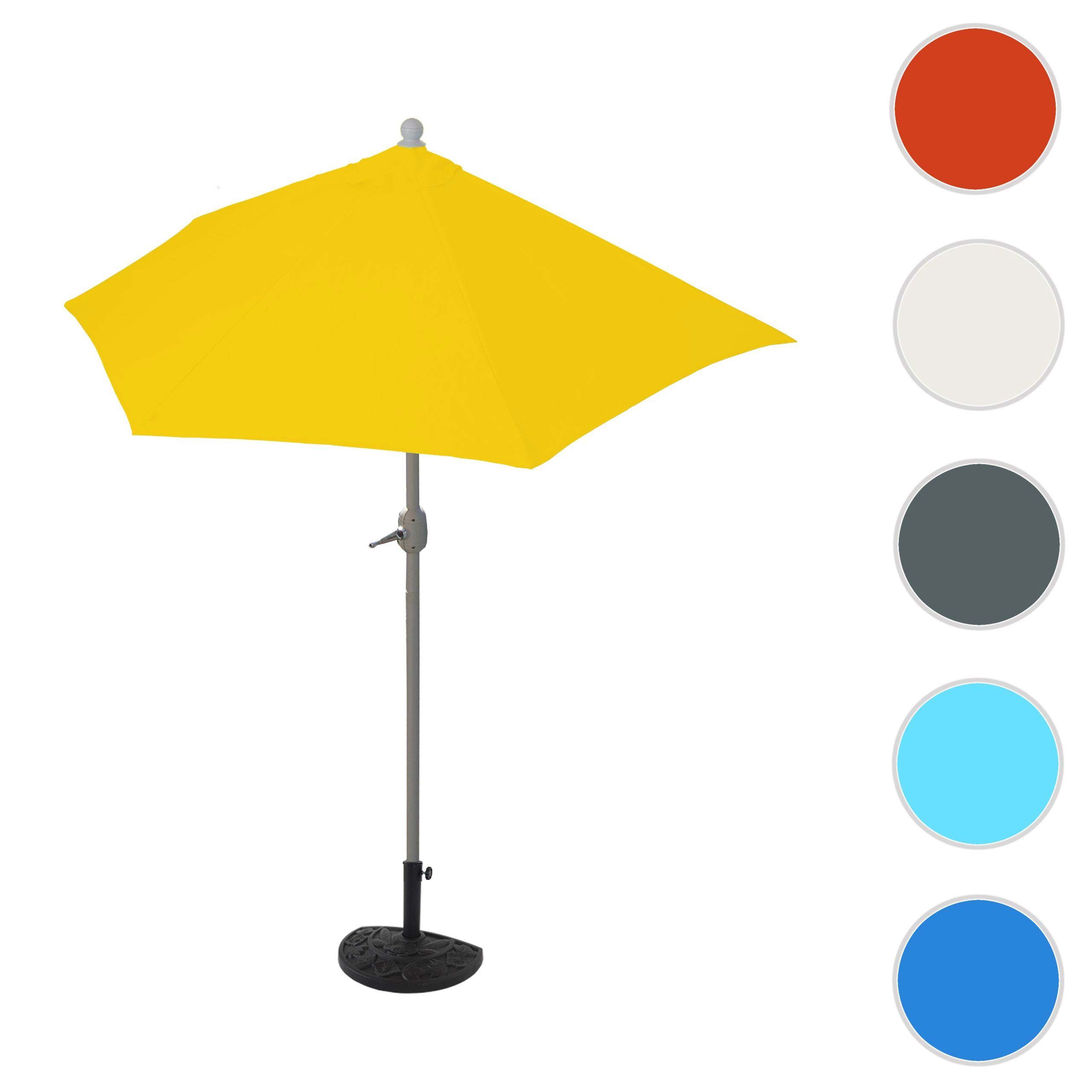 MCW Sonnenschirm Lorca-270, LxB: 260x135 cm, Optional mit Schirmständer, witterungsfest Platzsparend faltbar