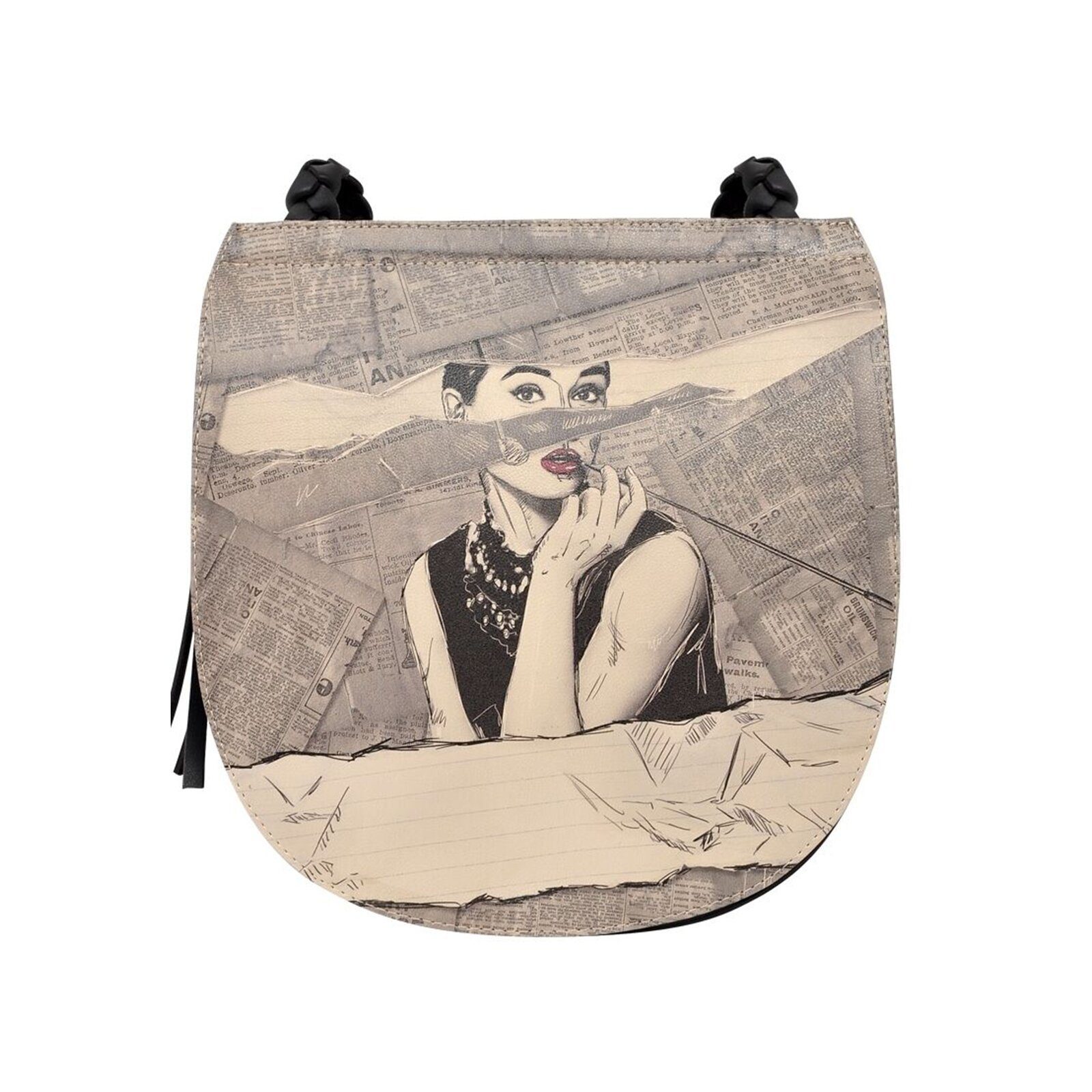 DOGO Umhängetasche Ivy Bag Umhängetasche Go Back To Being Yourself Damen, Handgefertigt