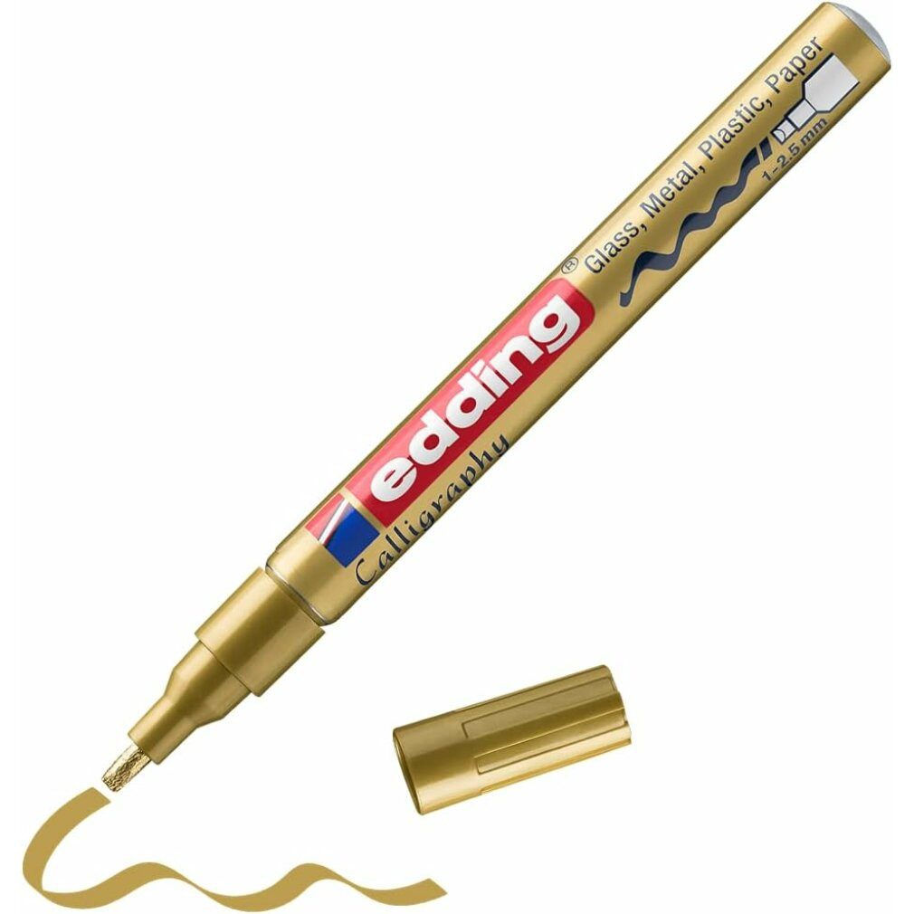 edding Marker Edding Calligraphy Marker 753 gold 1-2,5mm