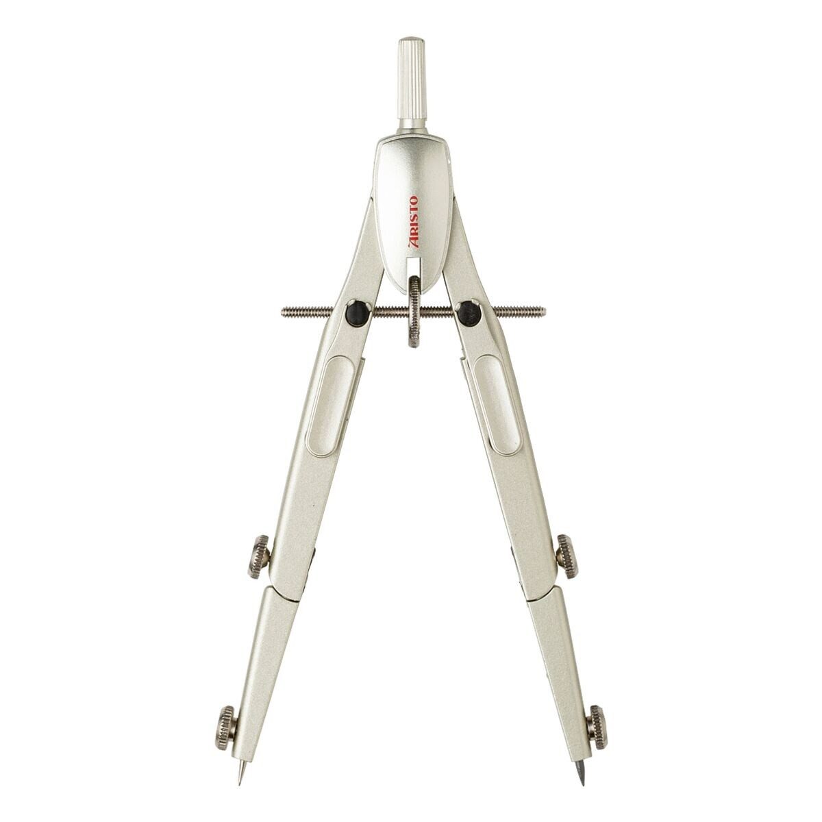 ARISTO Zirkel Studio, Kopf mit gerilltem Griff / 2 Feststelldrücker